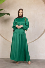 M8218Green-dress-abaya