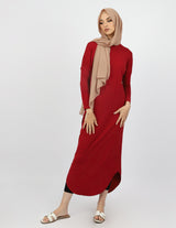 MDL00113Maroon-dress-abaya