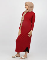 MDL00113Maroon-dress-abaya