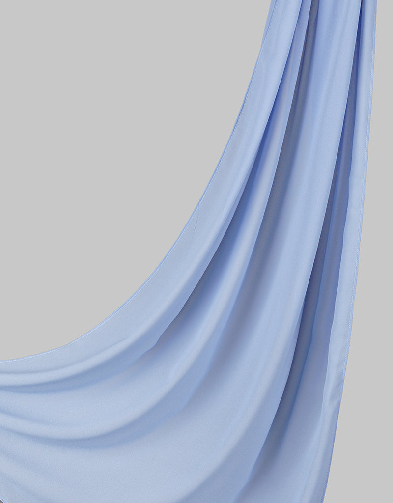 Chiffon Shawl - Baby Blue
