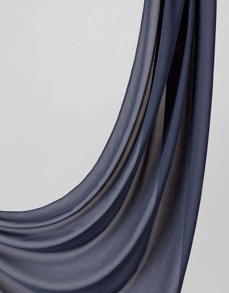 Chiffon Shawl - Dark Navy