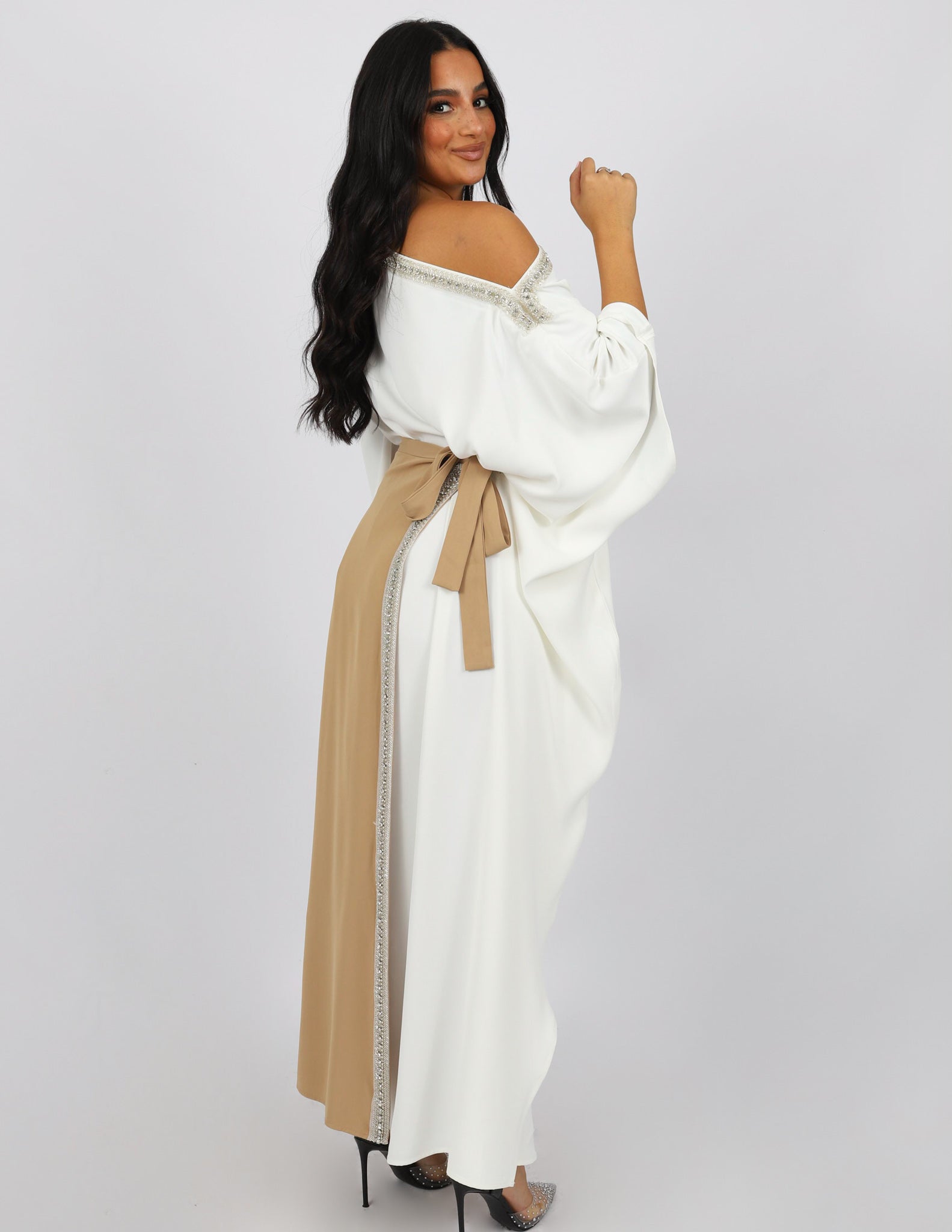 SM7769White_Khaki-dress-abaya