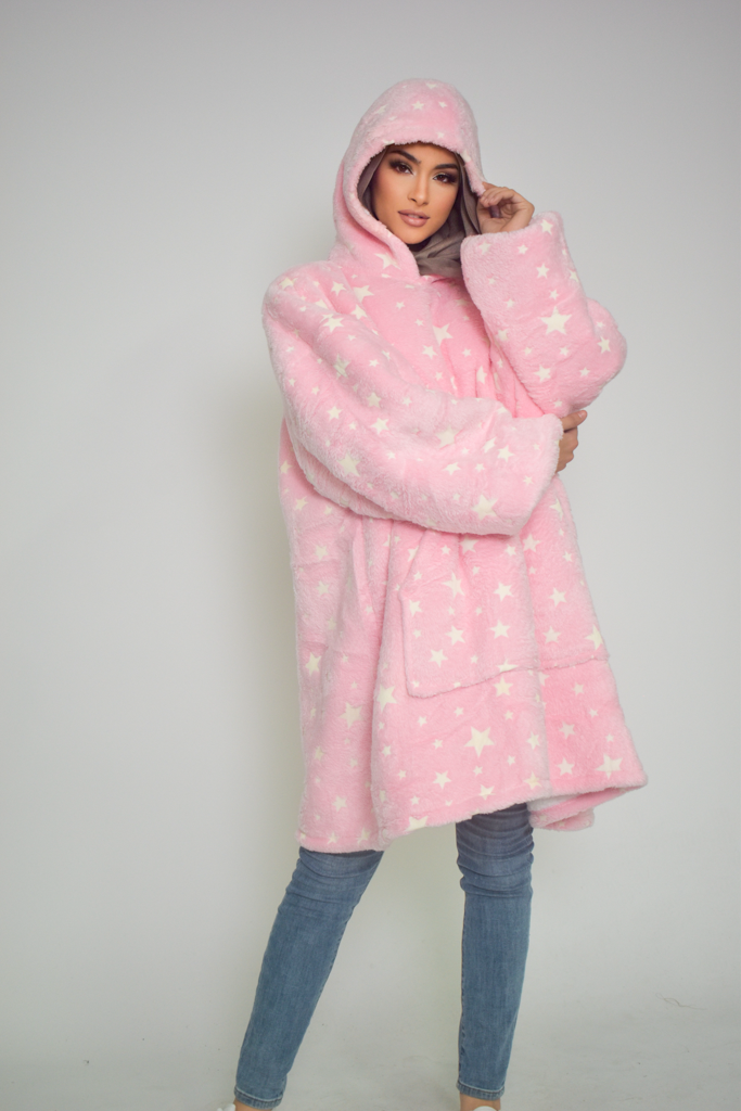TQ7109-Pink-blanketjumper-jacket