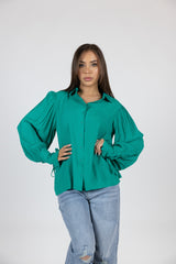 W9501-GRN-blouse-shirt