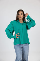 W9501-GRN-blouse-shirt