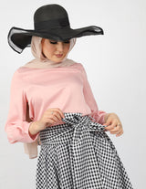 WS6127Check-skirt