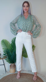 WS8000White-pants
