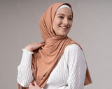 Ribbed Jersey Shawl -  Modelle