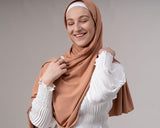 Ribbed Jersey Shawl -  Modelle